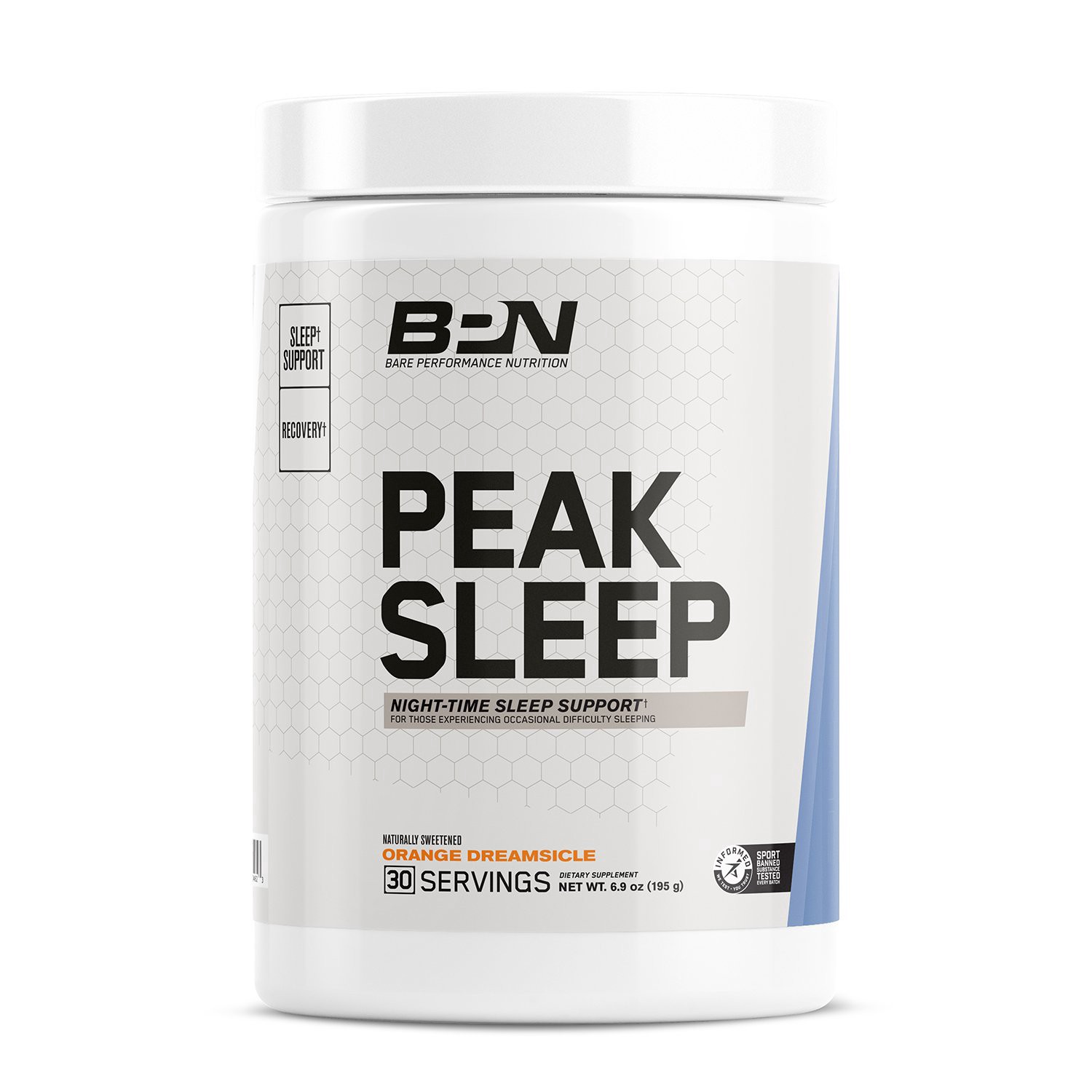 slide 1 of 1, Bare Performance Nutrition Orange Dreamsicle Peak Sleep, 6.9 oz