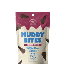 Muddy Bites® Double Fudge Waffle Cone Snacks