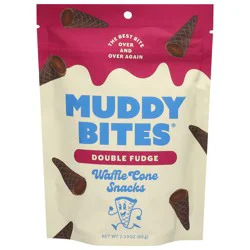 Muddy Bites® Double Fudge Waffle Cone Snacks
