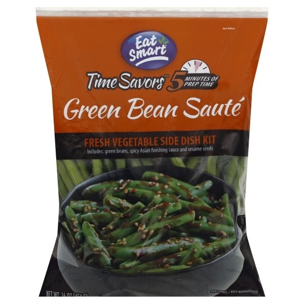 slide 1 of 1, Eat Smart Green Bean Saute 16 oz, 16 oz