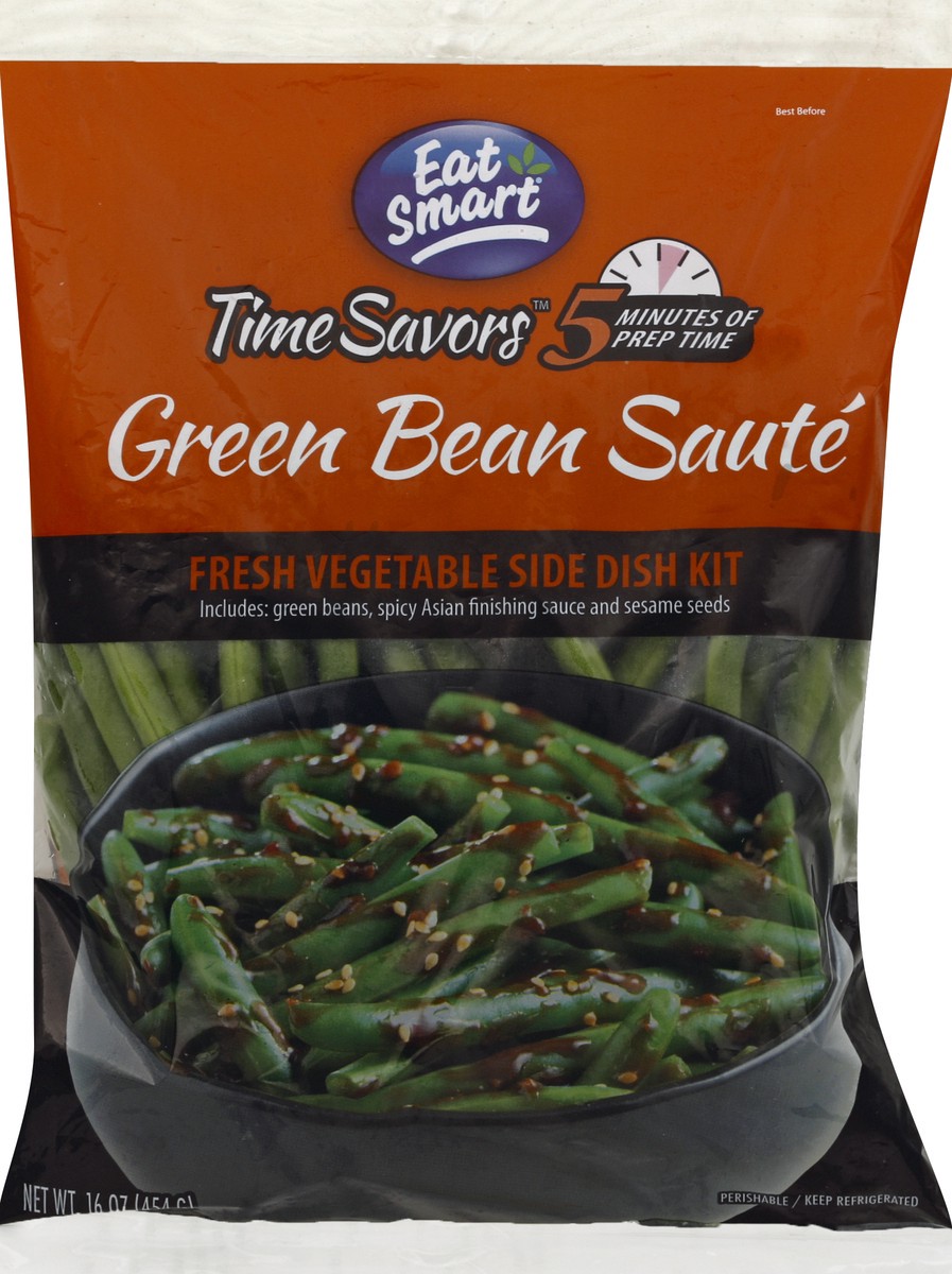 slide 1 of 6, Eat Smart Green Bean Saute 16 oz, 16 oz