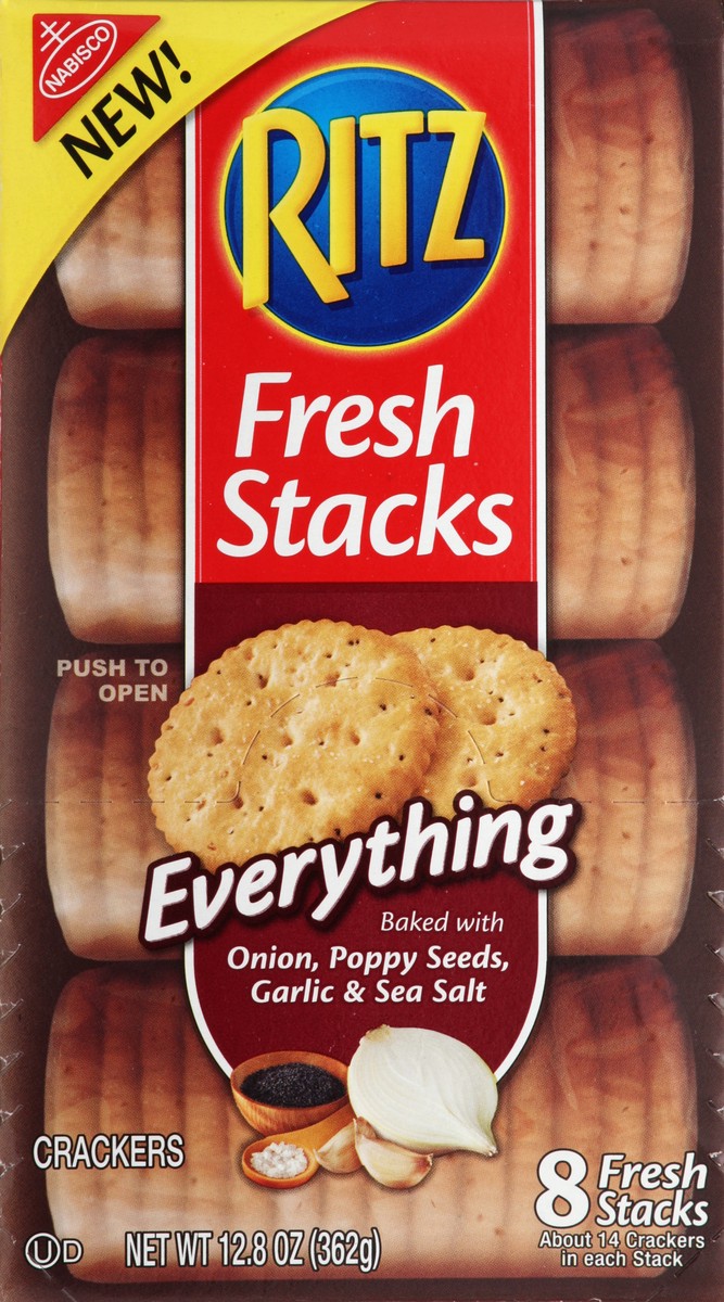 slide 5 of 7, Ritz Crackers Fresh Stacks Everything, 12.8 oz