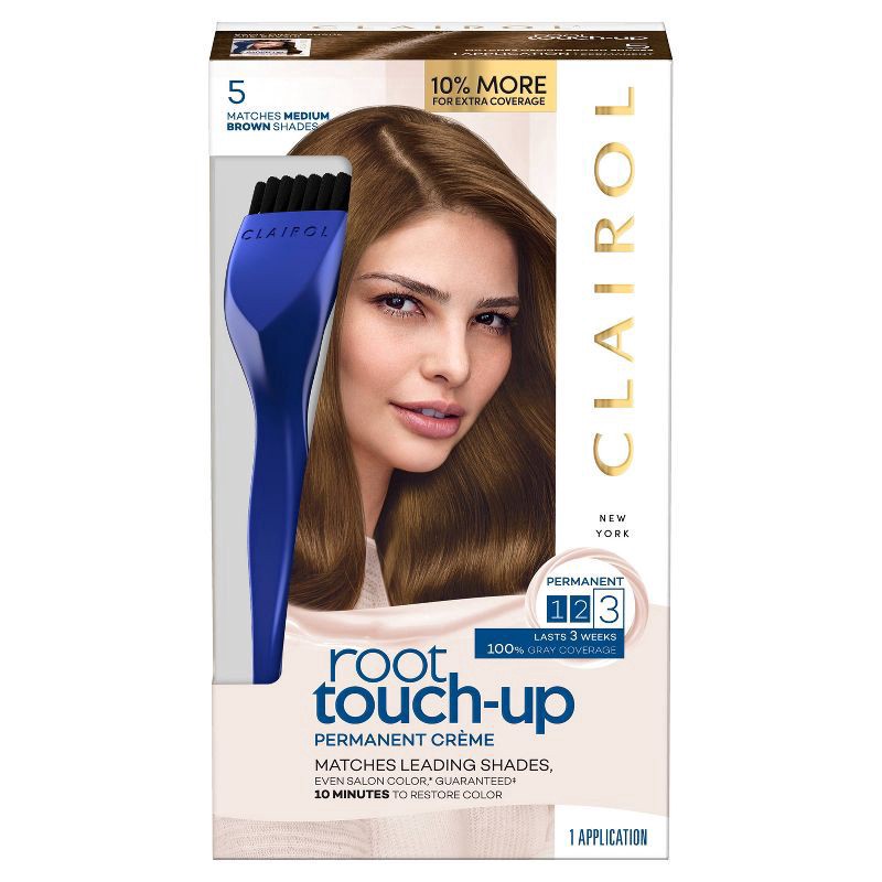 slide 1 of 9, Nice 'n Easy Root Touch-Up Permanent Hair Color, 1 ct
