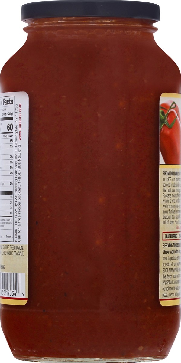 slide 2 of 12, Paesana Low Sodium Marinara Pasta Sauce 25 oz, 25 oz