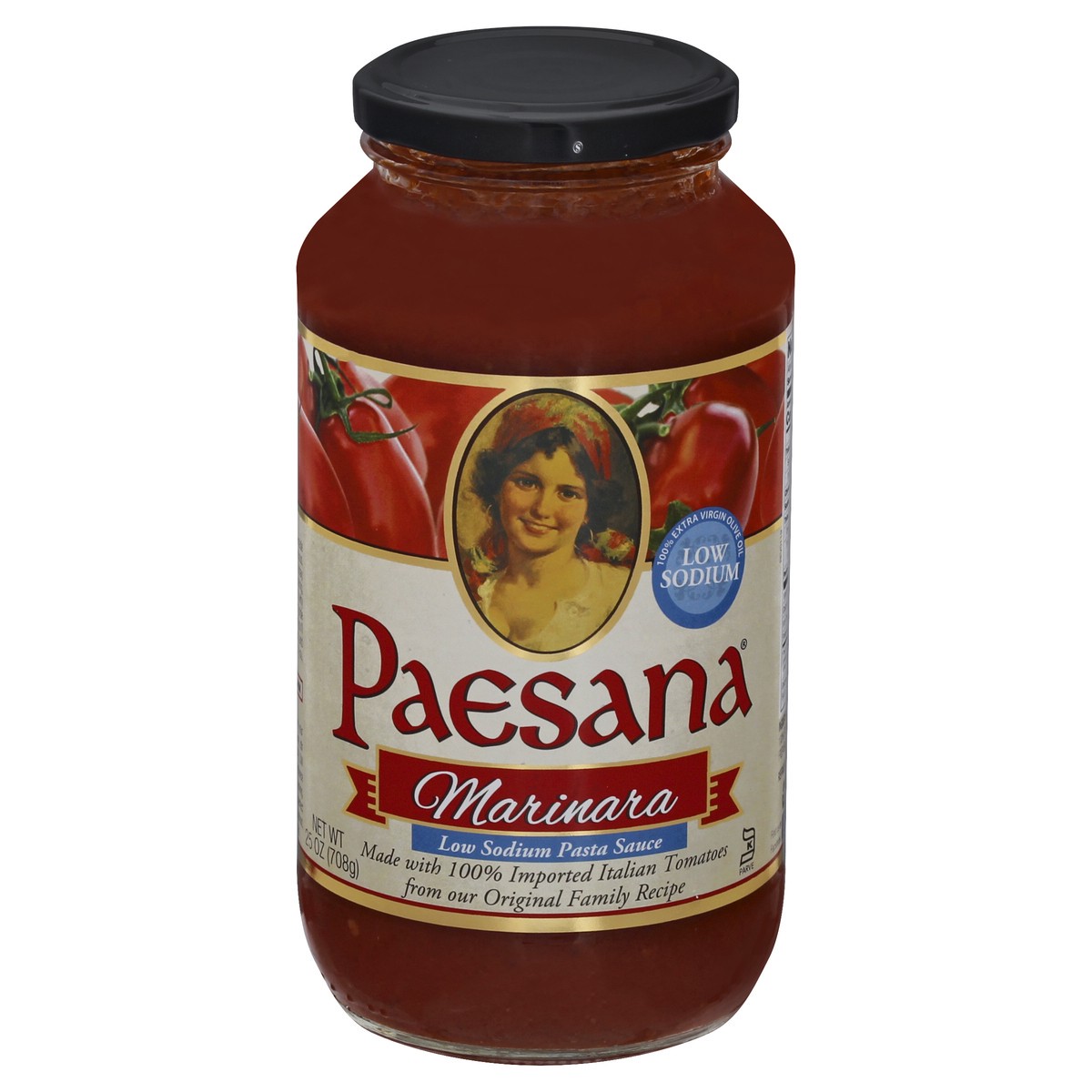 slide 1 of 12, Paesana Low Sodium Marinara Pasta Sauce 25 oz, 25 oz