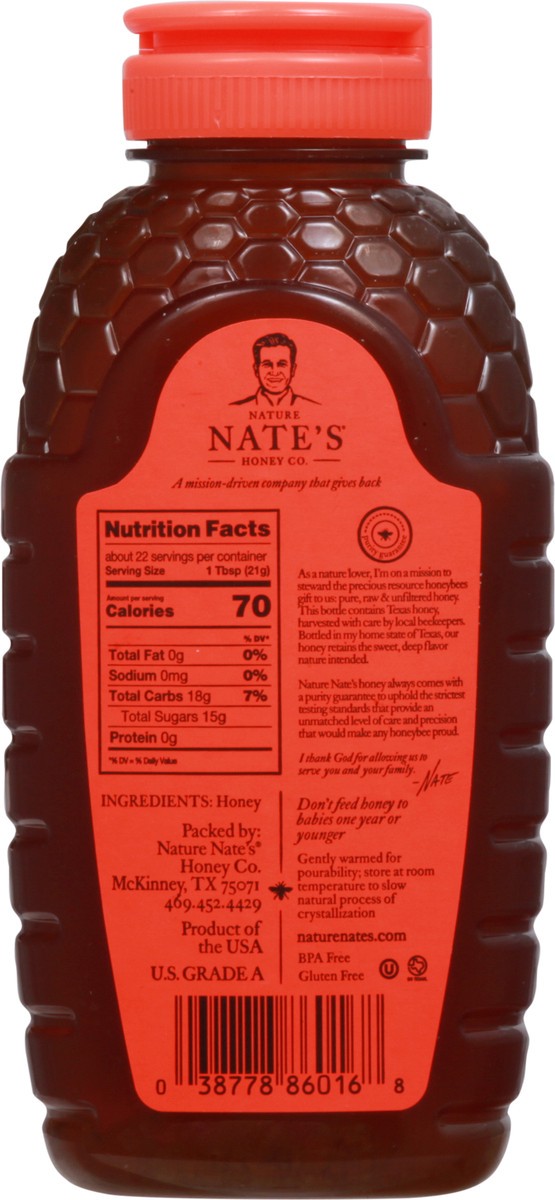 slide 4 of 9, Nature Nate's Honey Co. Raw & Unfiltered 100% Pure Honey 16 oz, 16 oz