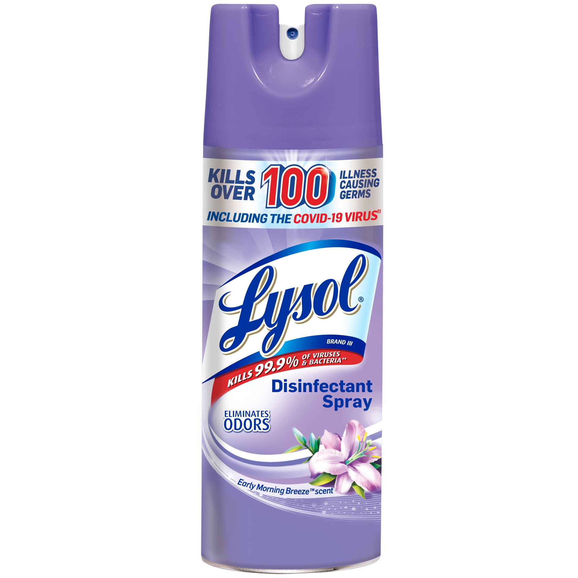 slide 1 of 3, Lysol Disinfectant Spray, Early Morning Breeze Scent, 12.5 Ounce, 12.5 oz