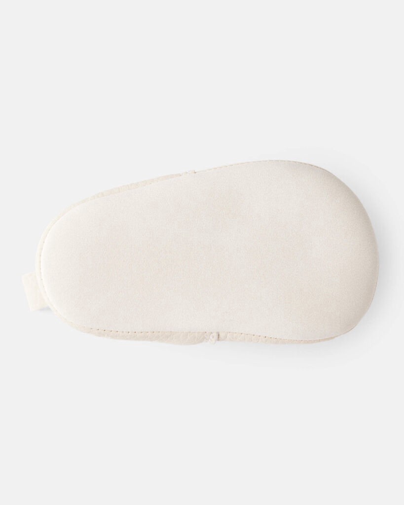 slide 5 of 6, Carter's Baby Girl Flower Mary Jane Shoes - Cream Cream 0, 1 ct