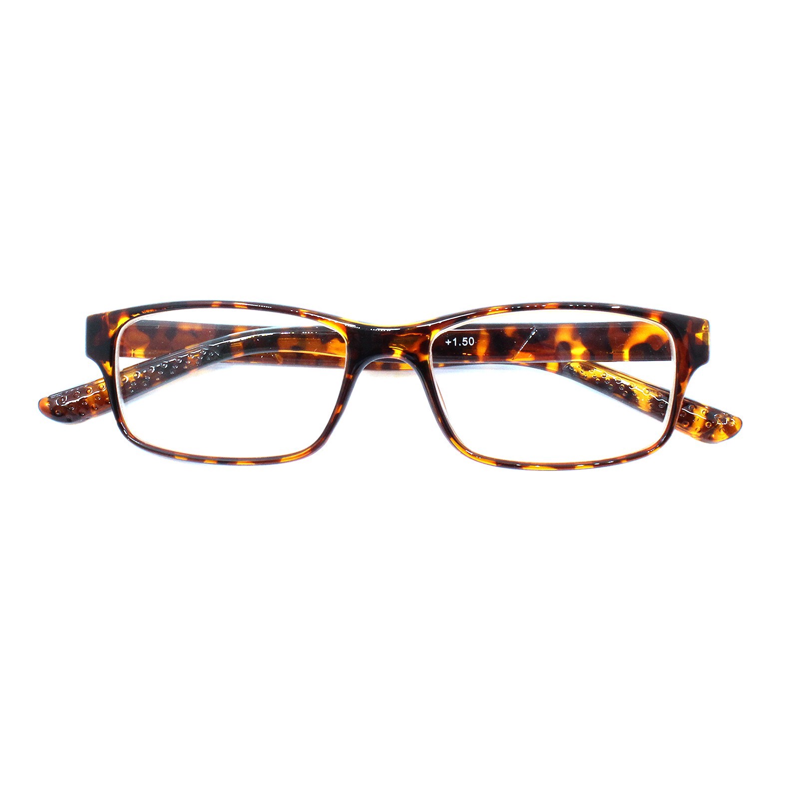 slide 2 of 4, Tortoise Shell Reading Glasses By Artminds, +1.50
