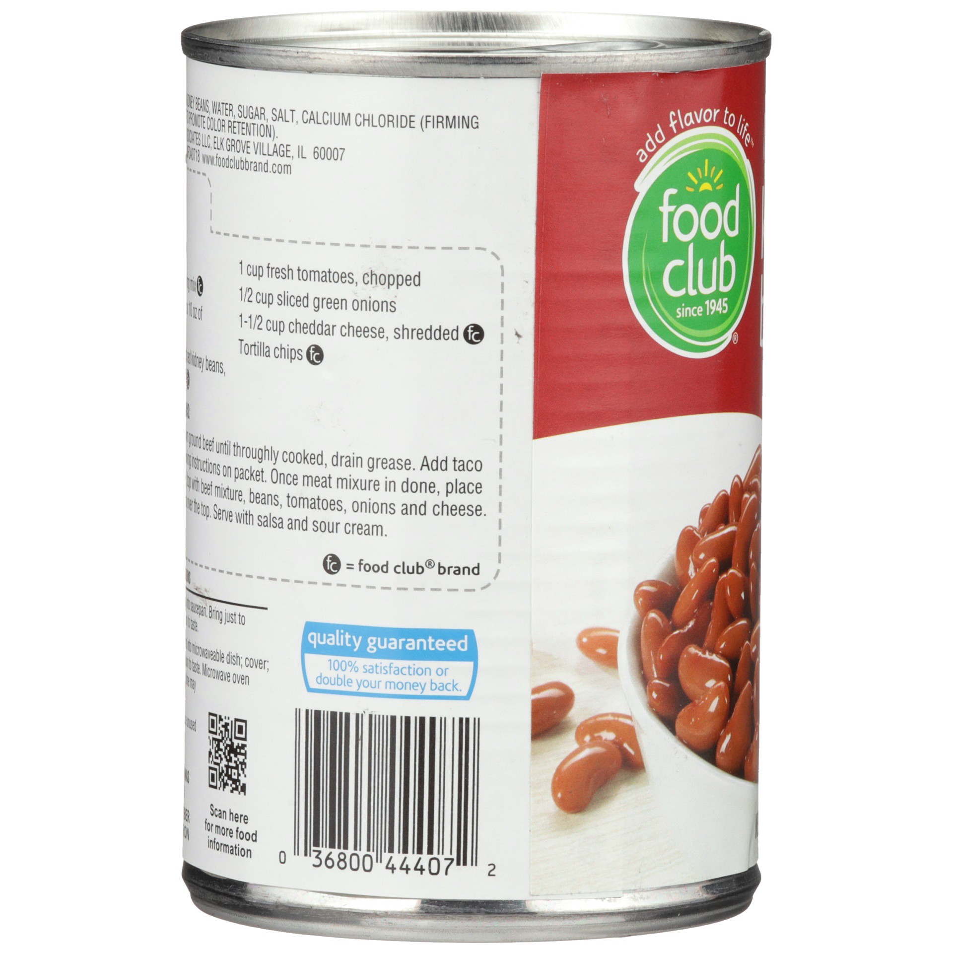 slide 3 of 6, Food Club Light Red Kidney Beans, 15.5 oz