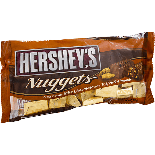 slide 3 of 18, Hershey's Nuggets Milk Chocolate With Toffee & Almonds, 12 oz