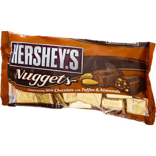 slide 5 of 18, Hershey's Nuggets Milk Chocolate With Toffee & Almonds, 12 oz