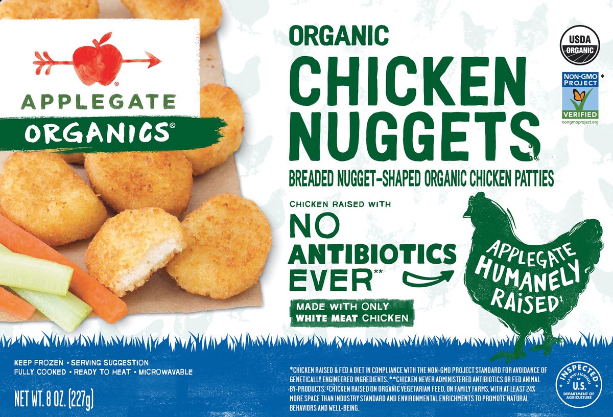 slide 8 of 9, Applegate Chicken Nuggets, 8 oz