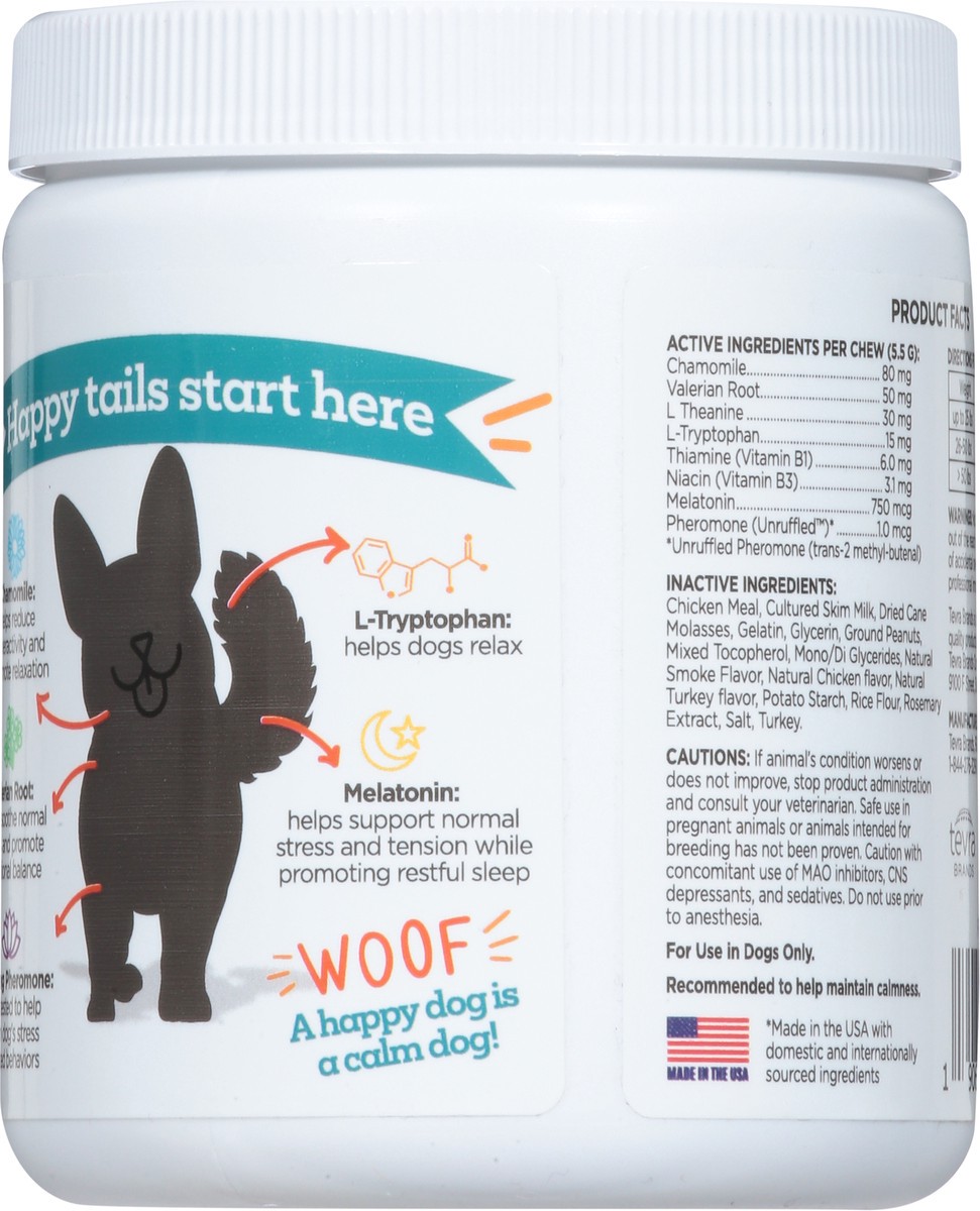 slide 13 of 13, TevraPet For Dogs Calming Well Bites Turkey Flavored Daily Chews 60 ea, 60 ct