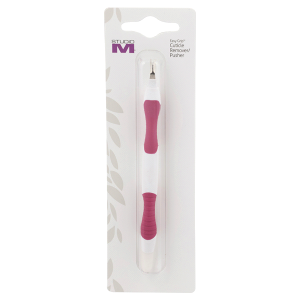 slide 1 of 2, Studio M Easy Grip Cuticle Remover/Pusher, 1 ct