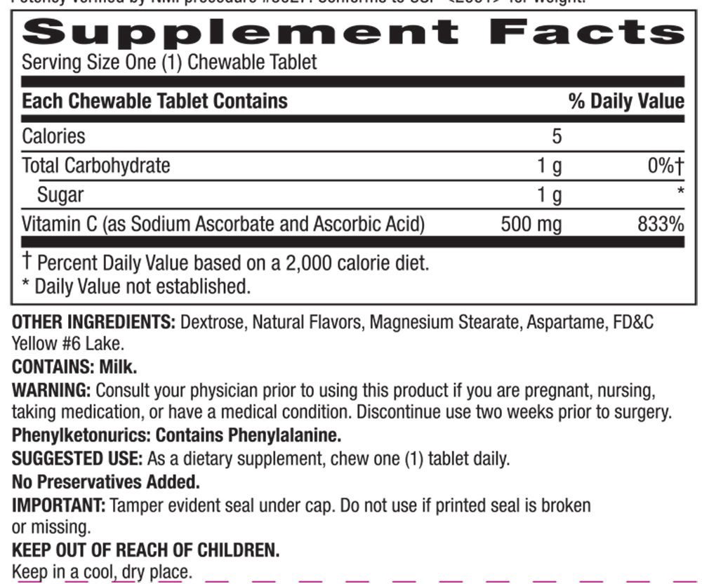 slide 2 of 2, Rite Aid Ra Vit C Chew, 100 ct