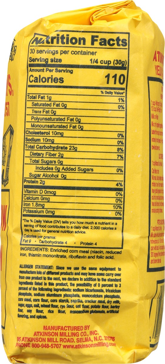 slide 4 of 12, Atkinson's Enriched Yellow Corn Meal 2 lb, 2 lb