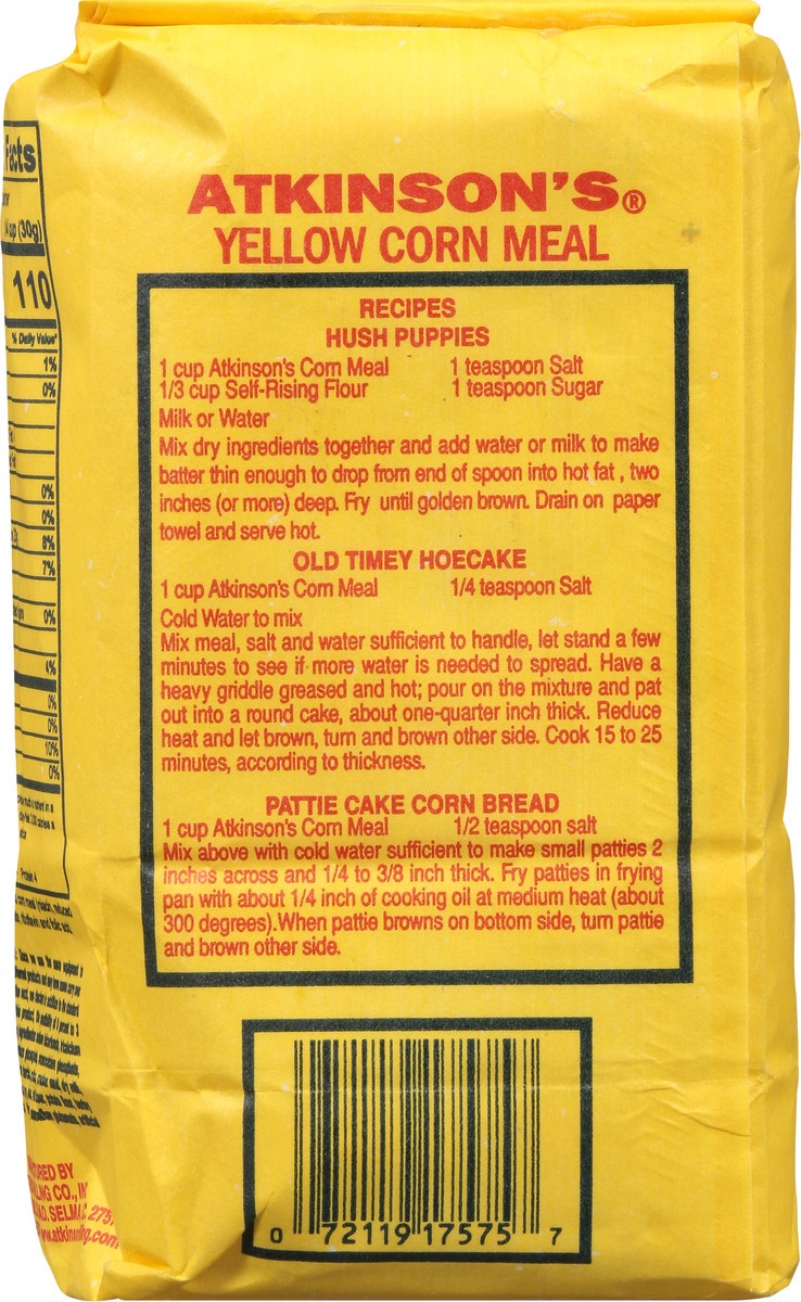 slide 6 of 12, Atkinson's Enriched Yellow Corn Meal 2 lb, 2 lb