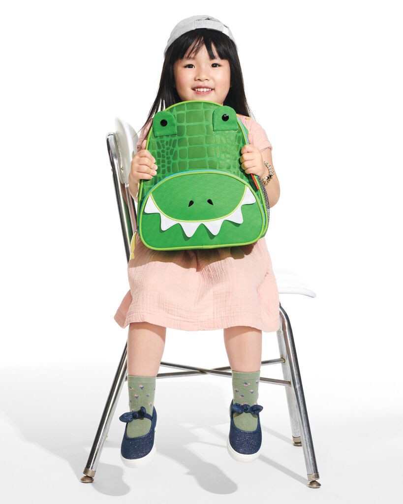slide 5 of 8, Skiphop Zoo Little Kid Backpack - Crocodile Crocodile NS, 1 ct