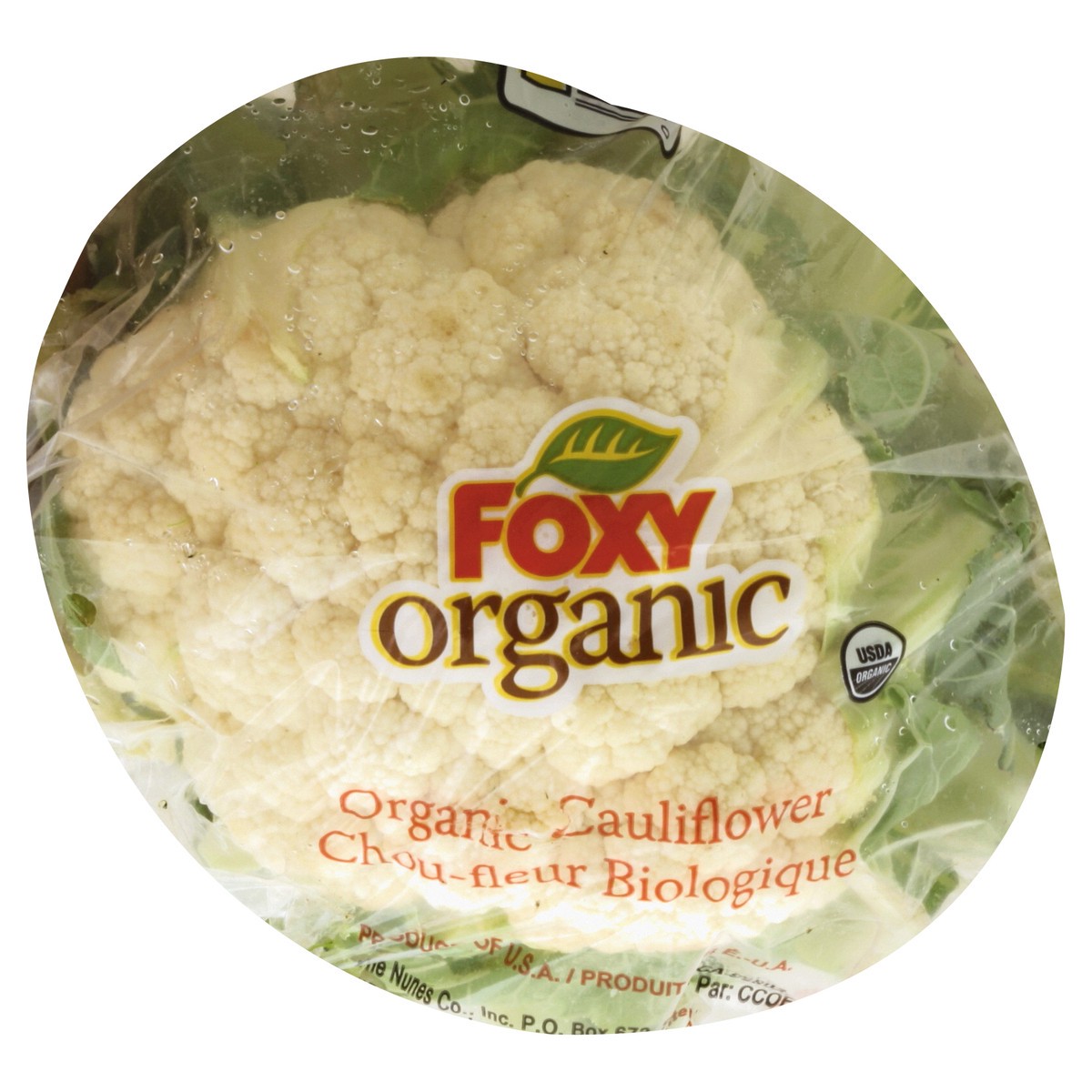 slide 2 of 3, Foxy Organic Cauliflower 1 ea, 1 ct