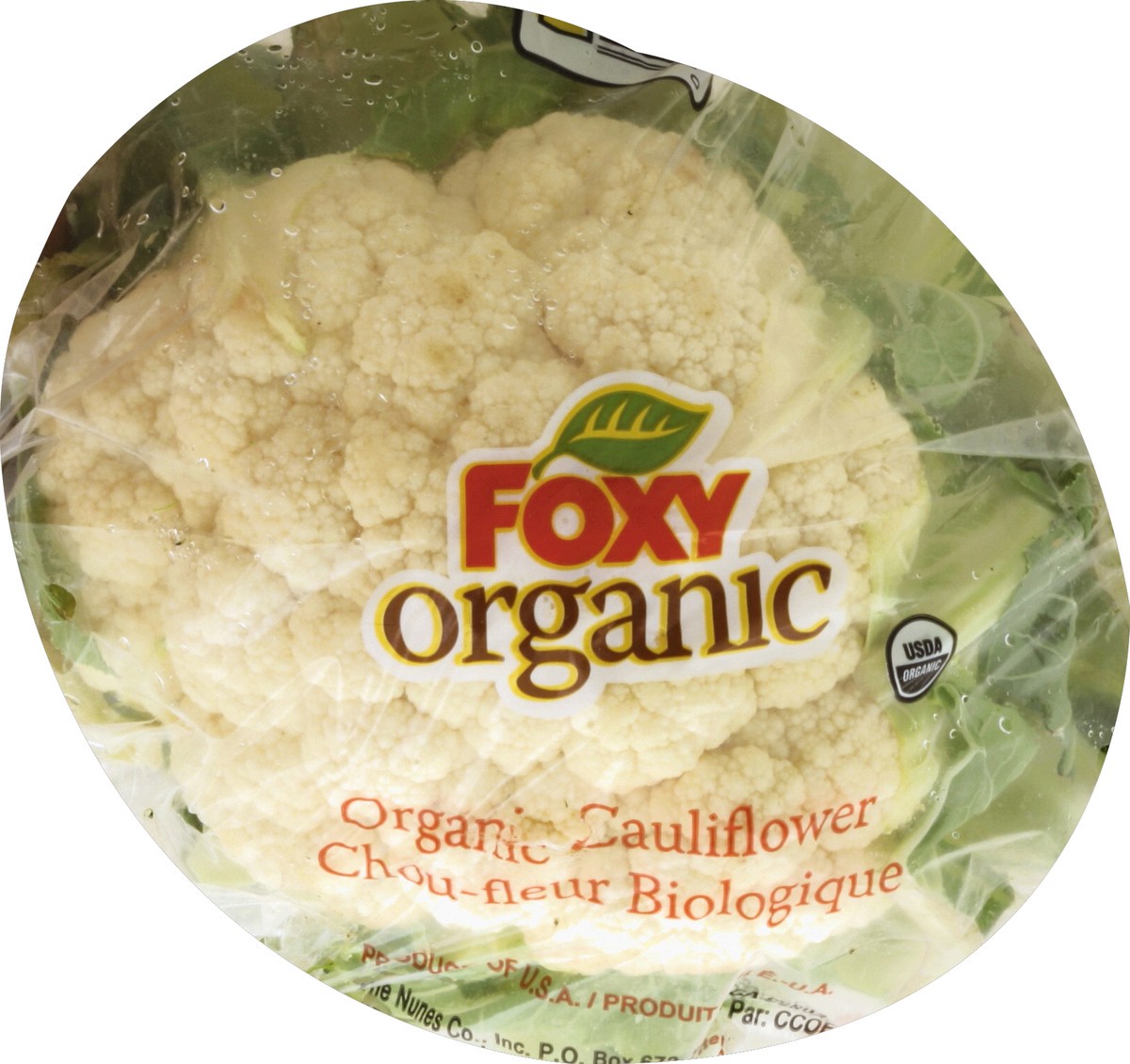 slide 1 of 3, Foxy Organic Cauliflower 1 ea, 1 ct