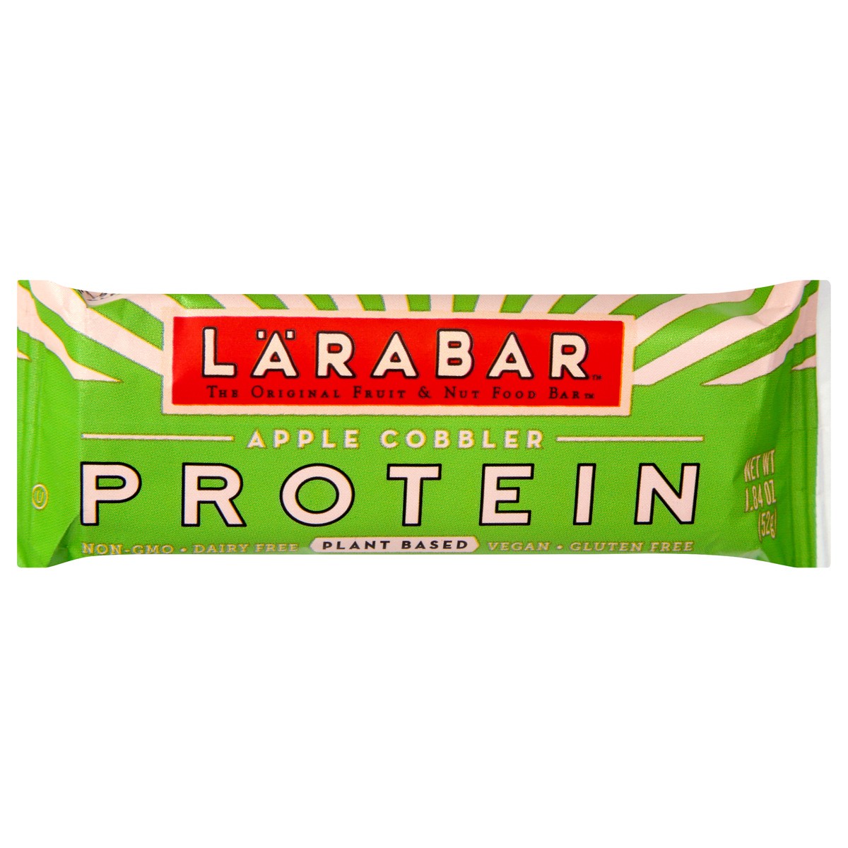 slide 1 of 7, LÄRABAR Gluten Free Apple Cobbler Protein Bar 1.84 oz, 1.84 oz