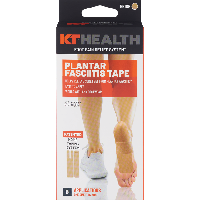 slide 1 of 1, KT Tape Kt Health Plantar Fasciitis Tape, 8 Ct, 8 ct