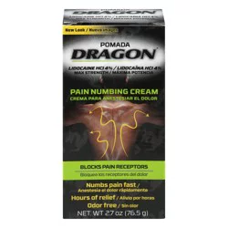 Pomada Dragon Cream External Analgesic with Lidocaine