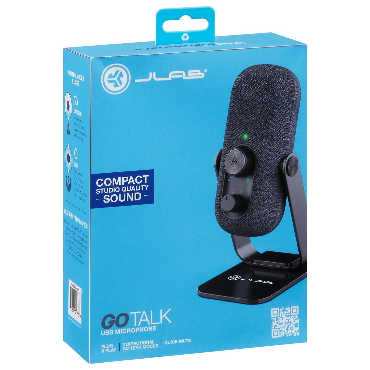 slide 3 of 9, JLab Go Talk USB Microphone 1 ea, 1 ct