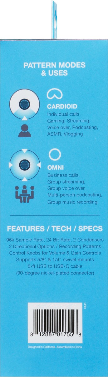 slide 2 of 9, JLab Go Talk USB Microphone 1 ea, 1 ct
