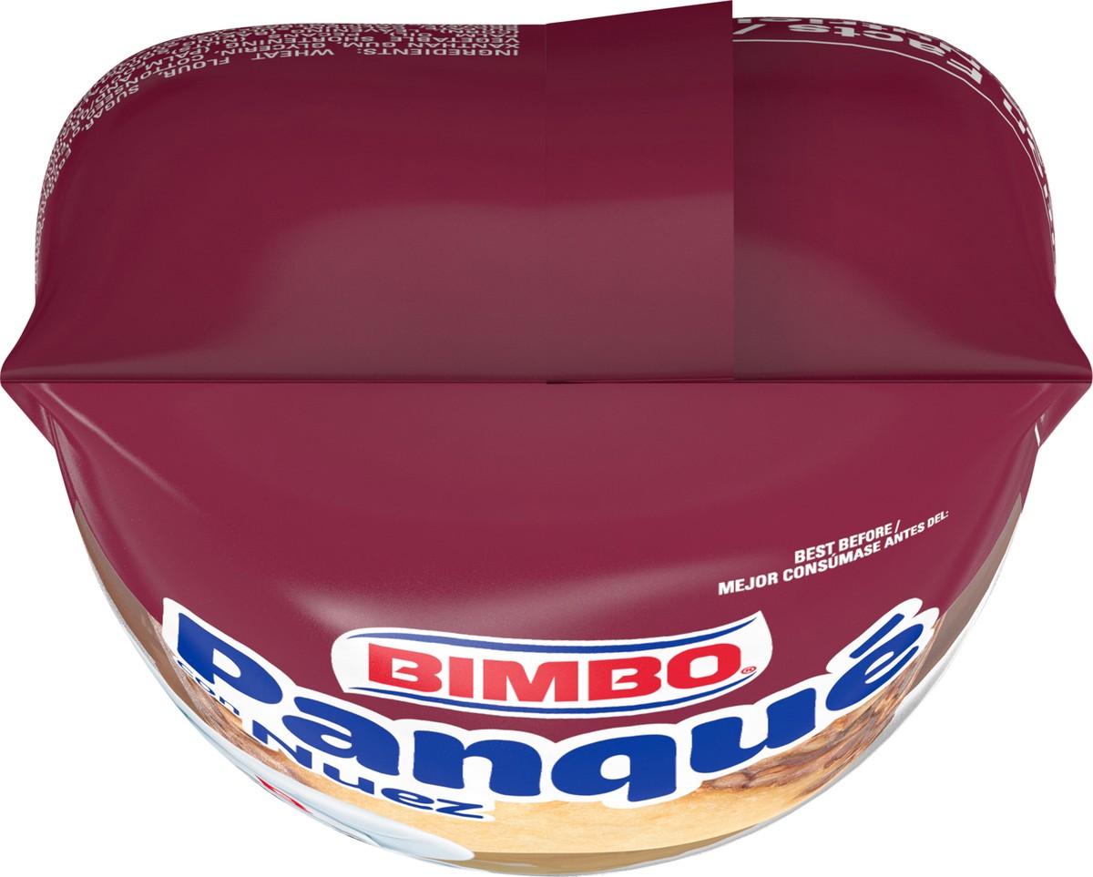 slide 7 of 7, Bimbo Panqué con Nuez Plain Pound Cake with Pecans, 9.88 oz, count, Soft Pound Cakes, Bag, 9.88 oz