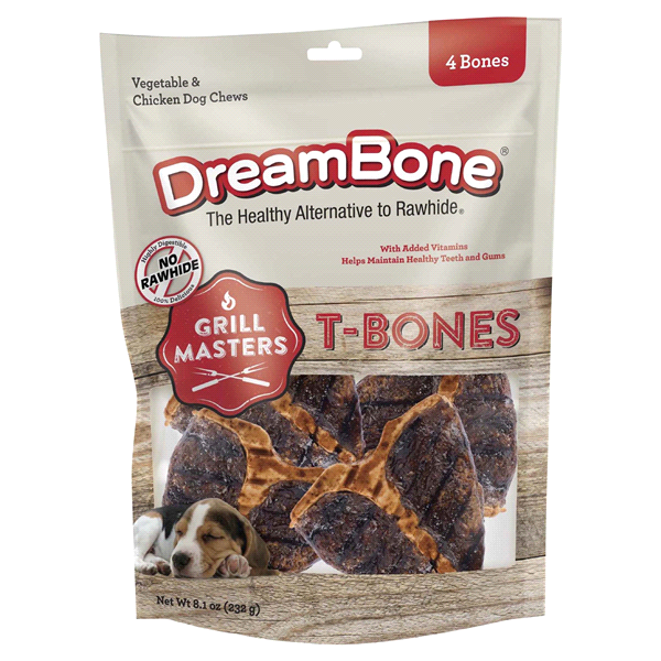 slide 1 of 1, DreamBone Grill Masters T-Bones, 4 ct