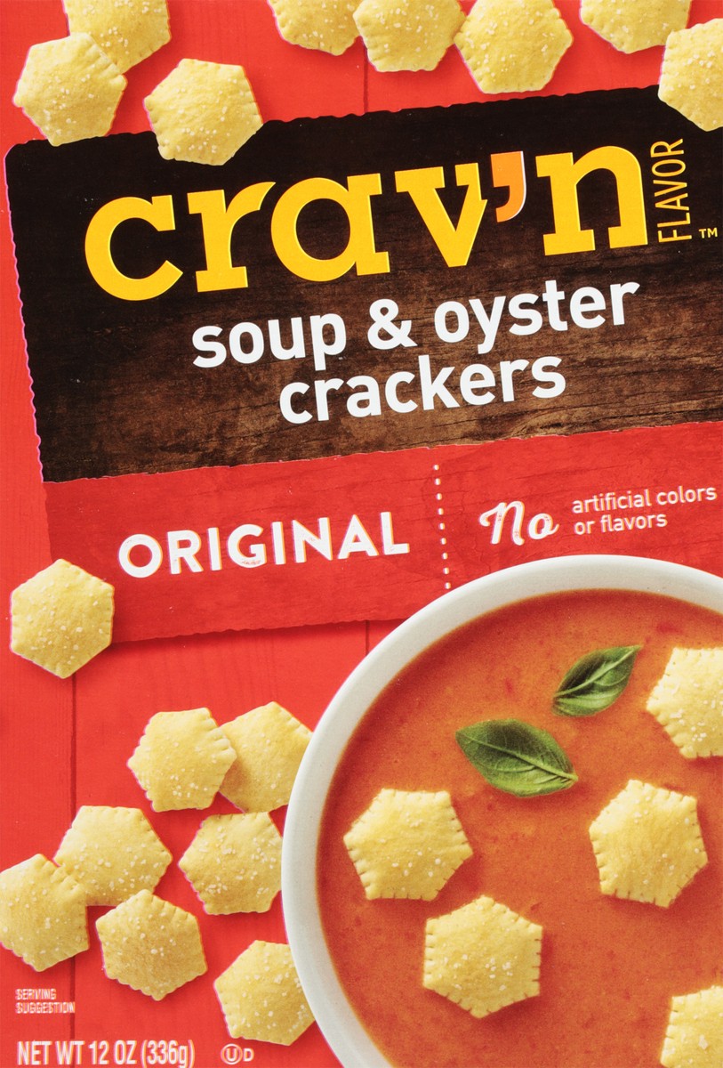 slide 6 of 9, Crav'n Flavor Original Soup & Oyster Crackers 12 oz, 12 oz