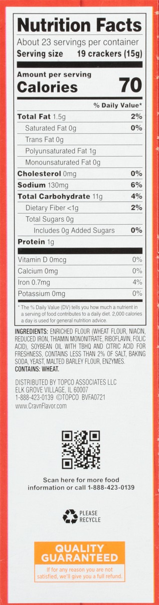 slide 3 of 9, Crav'n Flavor Original Soup & Oyster Crackers 12 oz, 12 oz