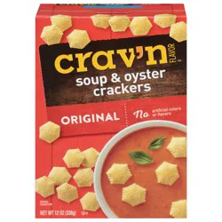 Crav'n Flavor Original Soup & Oyster Crackers 12 oz