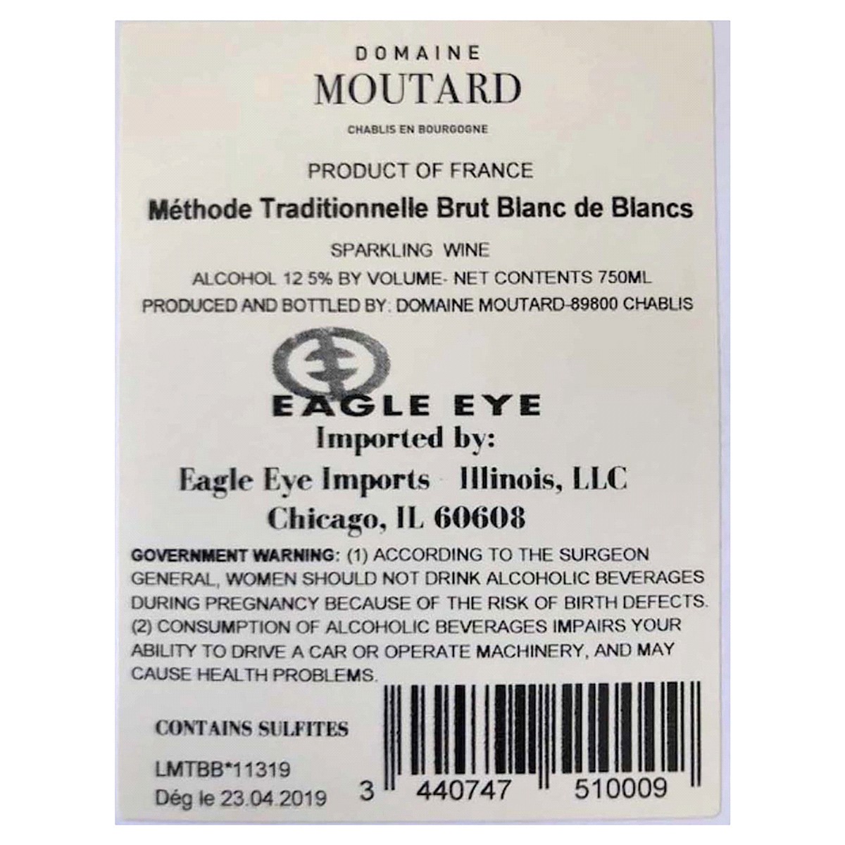 slide 2 of 2, Famille Moutard Blanc De Blancs, 750 ml