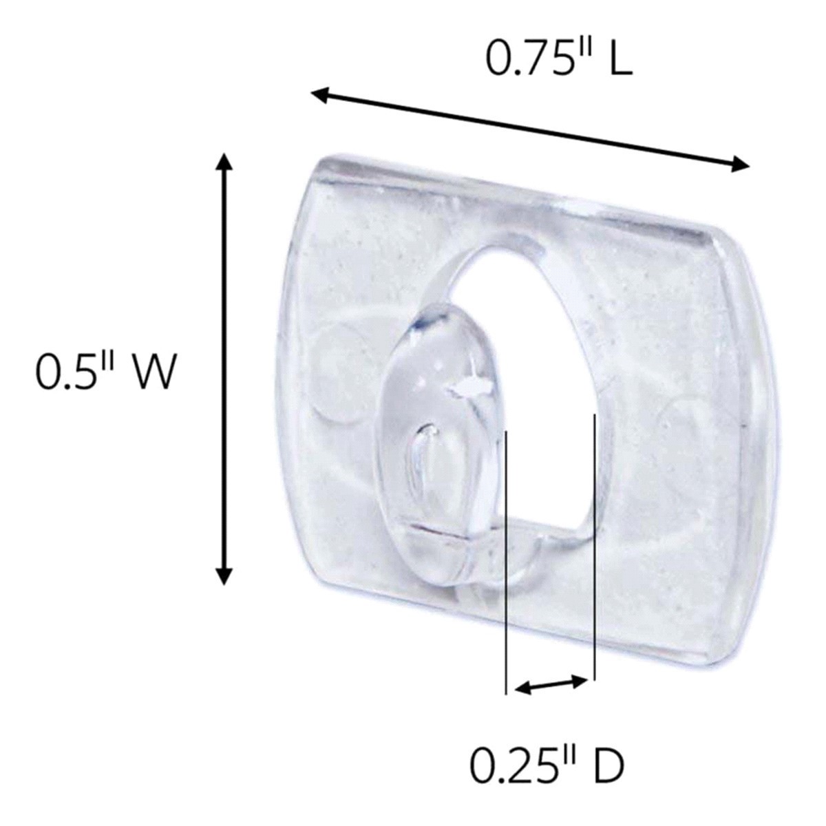 slide 28 of 29, 3M Command Damage-Free Clear Decorating Clips, 20 ct