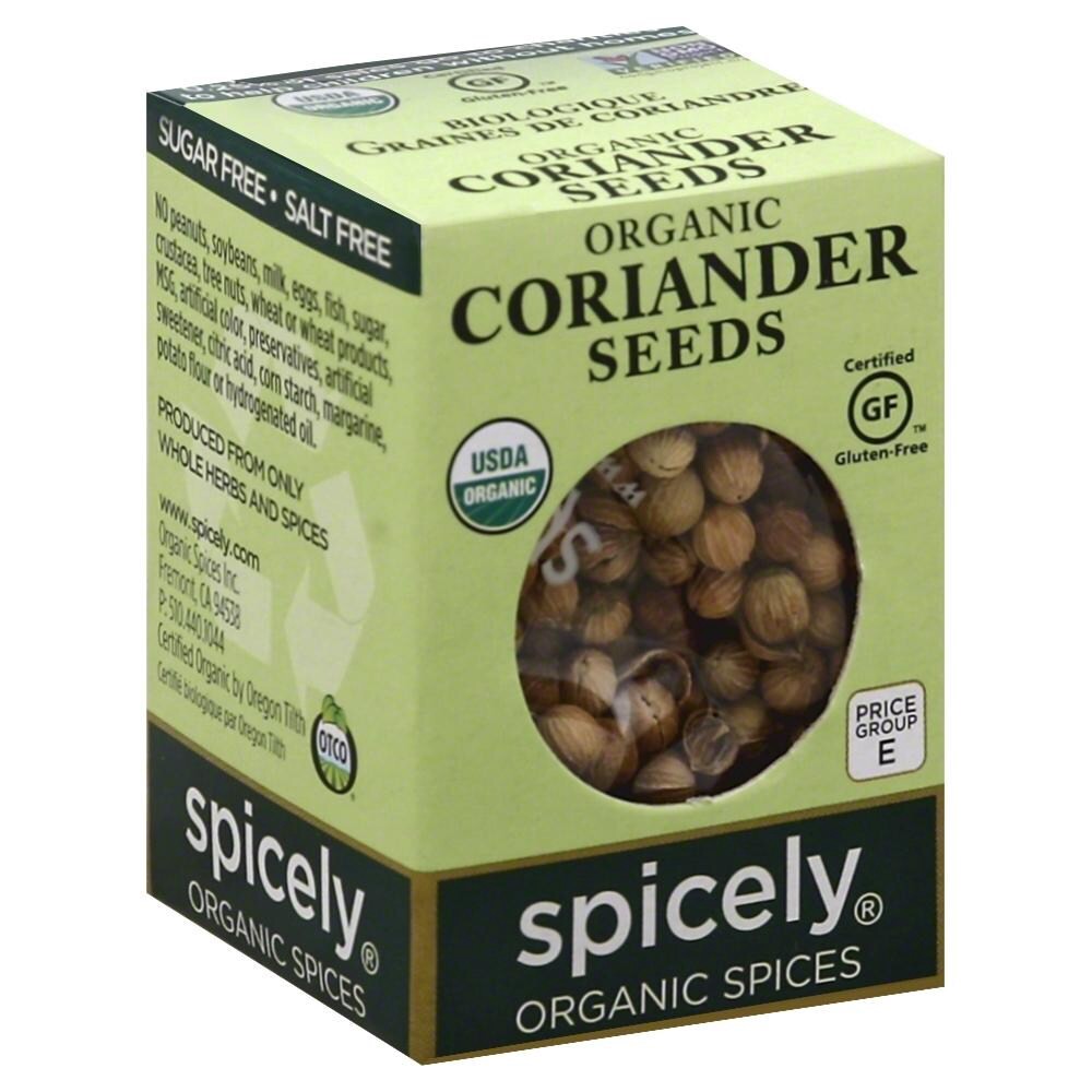 slide 1 of 4, Spicely Organic Spices Coriander 0.3 oz, 0.3 oz