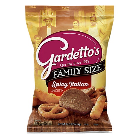 slide 1 of 1, Gardetto's Gardettos Snack Mix Spicy Italian Family Size, 14.5 oz
