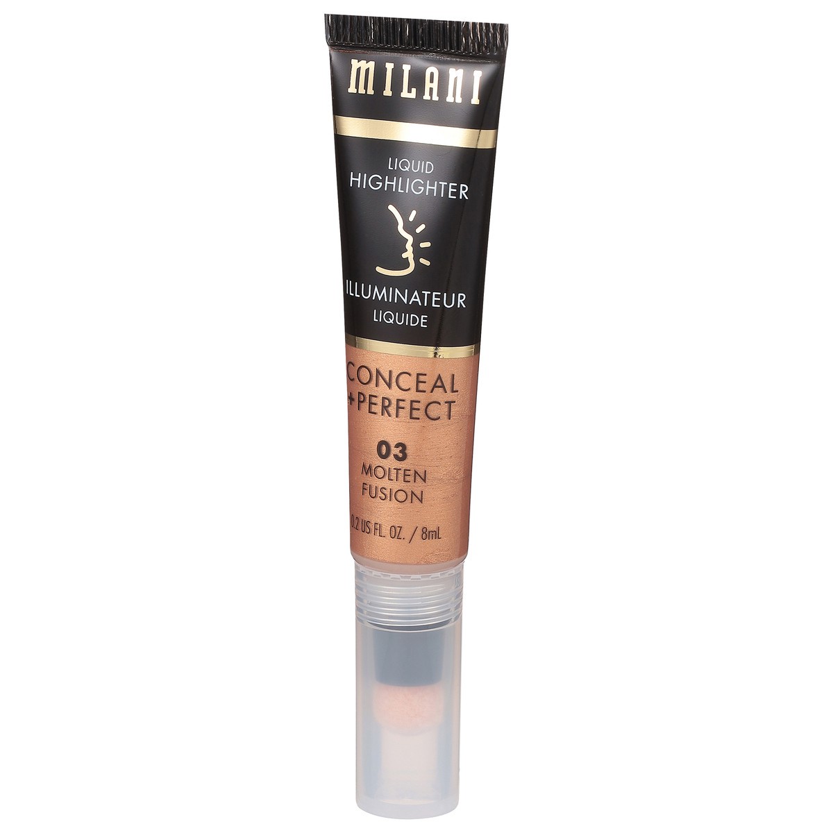 slide 8 of 9, Milani Conceal + Perfect Liquid Highlighter Molten, 1 ct