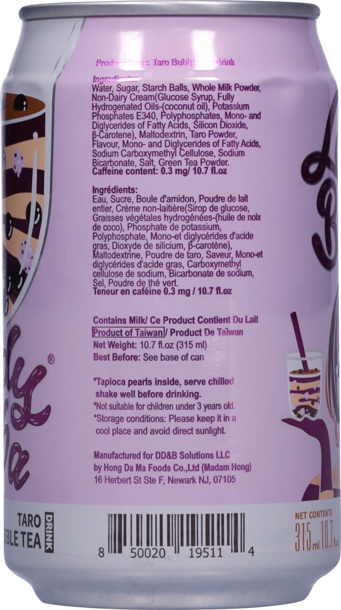 slide 12 of 13, Lady Boba Taro Bubble Tea Drink 10.7 fl oz, 10.7 fl oz