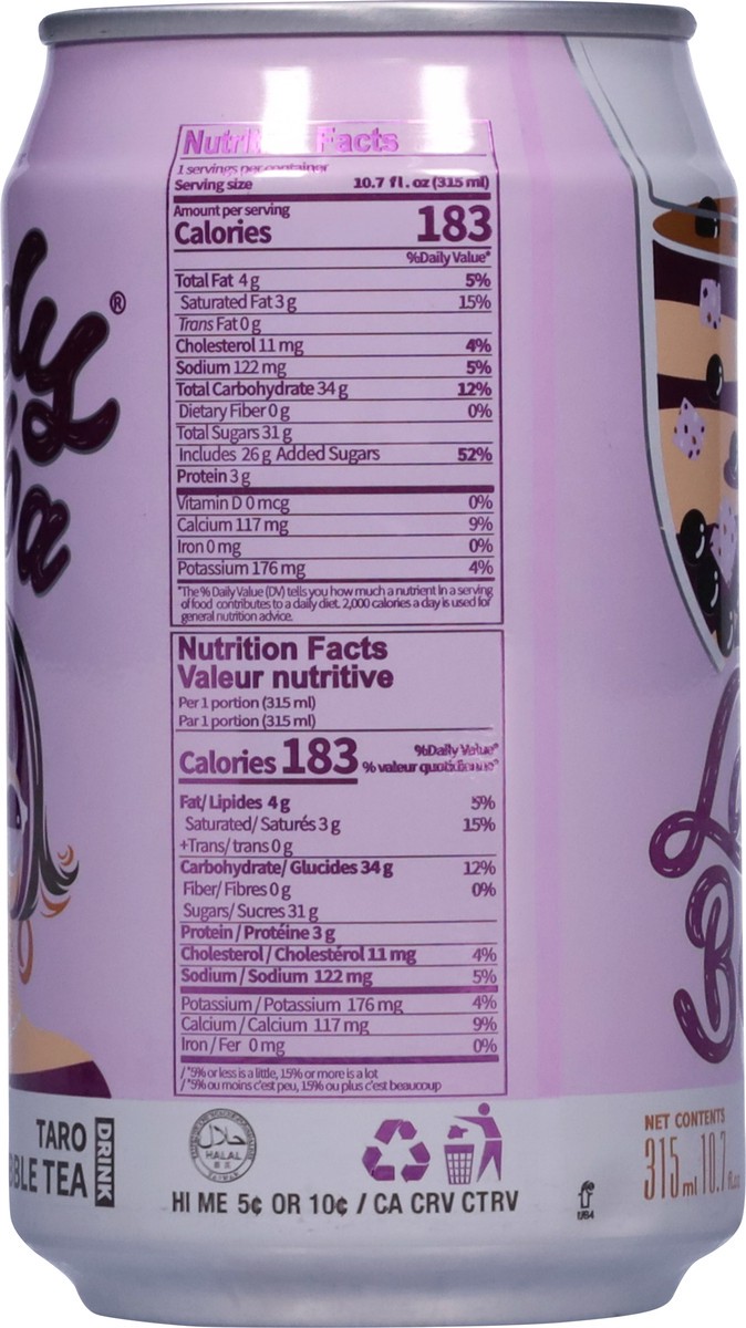 slide 8 of 13, Lady Boba Taro Bubble Tea Drink 10.7 fl oz, 10.7 fl oz