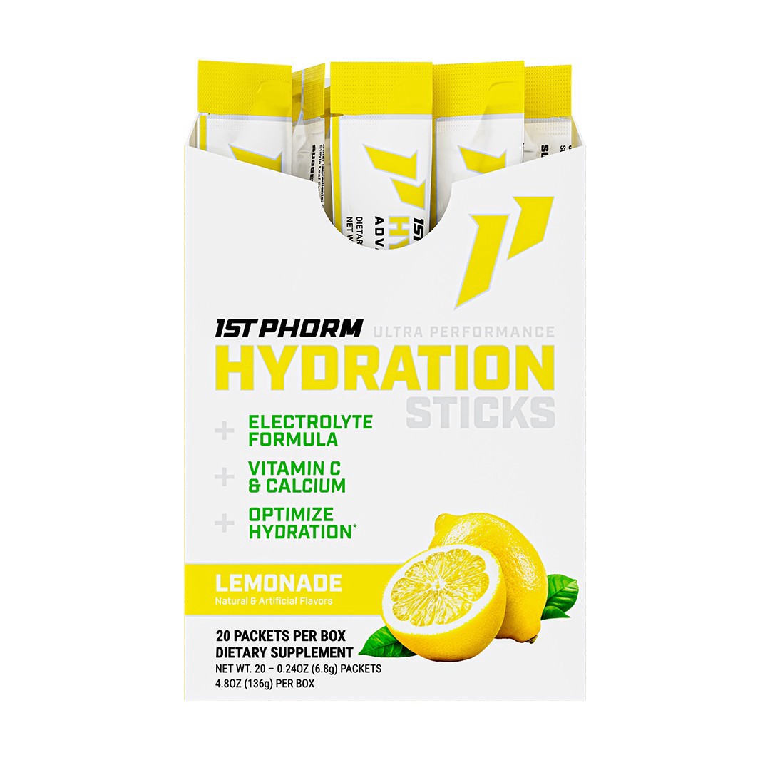 slide 1 of 1, 1St Phorm Lemonade Hydration Drink Mix - 20 ct, 20 ct