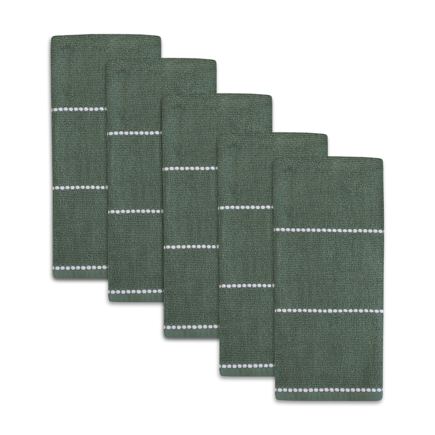 slide 1 of 1, F&S Utility Dot KT 5pk Iceberg Green, 5 ct