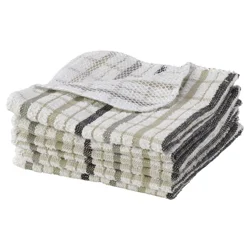 Fresh & Simple Scrubber Cloth, Black/Taupe/Grey