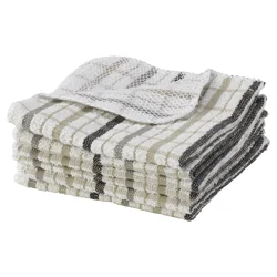 Fresh & Simple Scrubber Cloth, Black/Taupe/Grey