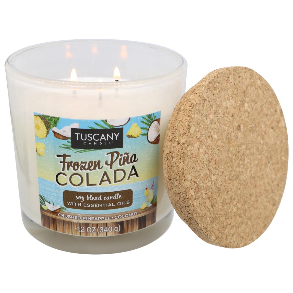 slide 2 of 2, Tuscany Candle Limited Edition Frozen Pina Colada Scented Jar Candle, 12 oz