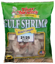 Raw Shrimp 21/25 ct Headless Wild Gulf