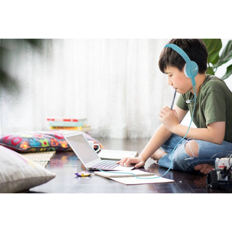 slide 6 of 10, Altec Lansing Kid Safe 3-in-1 Bluetooth Wireless Headphones - Blueberry Blue, 1 ct