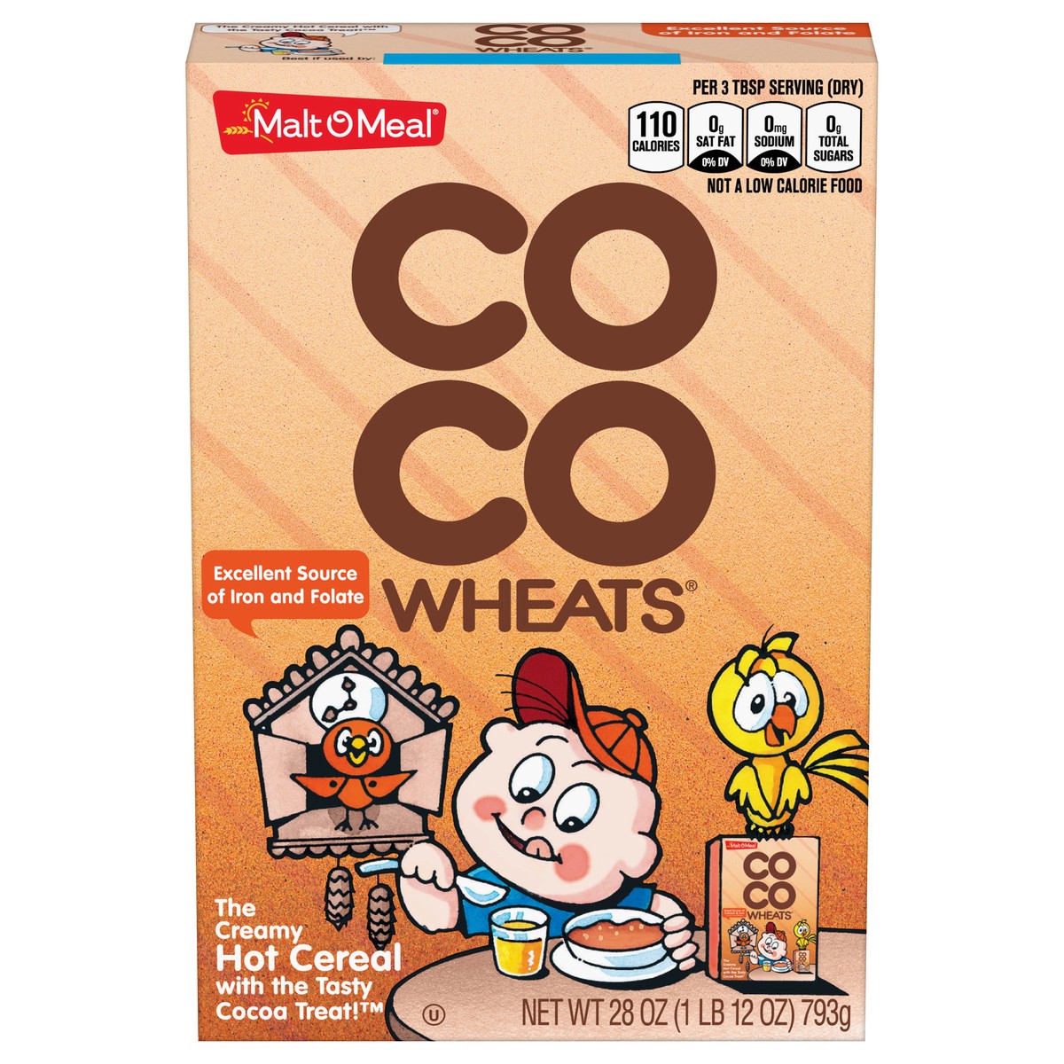 slide 1 of 5, 1/28.00 Malt-O-Meal Coco Wheats, 28 oz